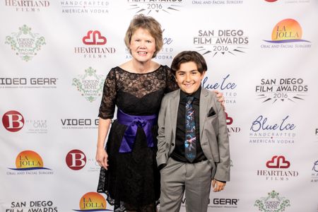 Sue Vicory and Gage Magosin at an event for San Diego Film Awards (2016)