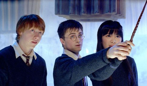 Rupert Grint, Daniel Radcliffe, and Katie Leung in Harry Potter and the Order of the Phoenix (2007)