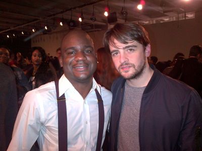 Still of Vincent Piazza and Ramfis Myrthil at Todd Snyder show for Mens Fashion Week