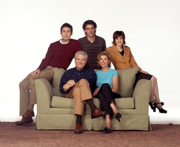 Christine Baranski, Tyler Francavilla, Jeff Bryan Davis, John Larroquette, and Melanie Paxson in Happy Family (2003)