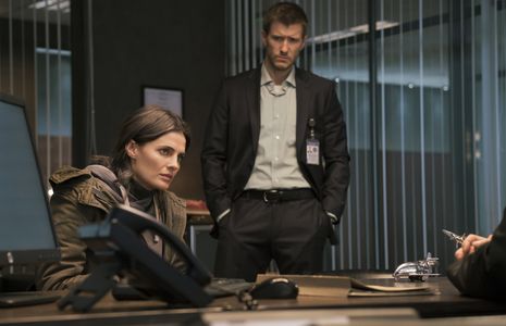 Stana Katic and Patrick Heusinger in Absentia (2017)