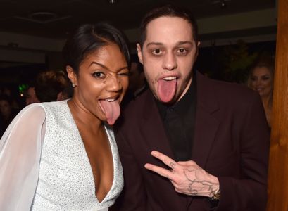 Pete Davidson and Tiffany Haddish at an event for The 76th Annual Golden Globe Awards 2019 (2019)