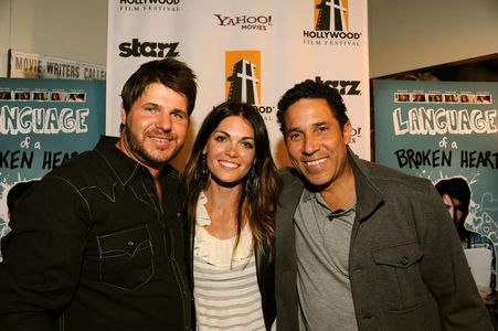 Luke Coffee with Kate French and Oscar Nunez at the Hollywood Film Festival where 
