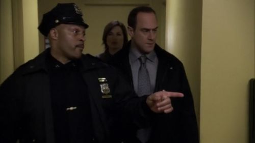 Mariska Hargitay, Christopher Meloni, and Guy A. Fortt in Law & Order: Special Victims Unit (1999)
