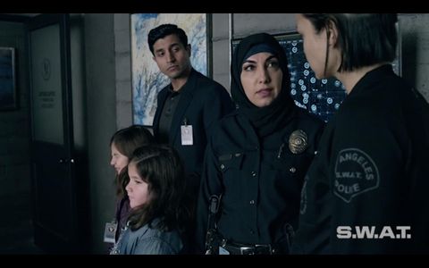 Still of Samira Izadi and Lina Esco in S.W.A.T. and Cash Flow