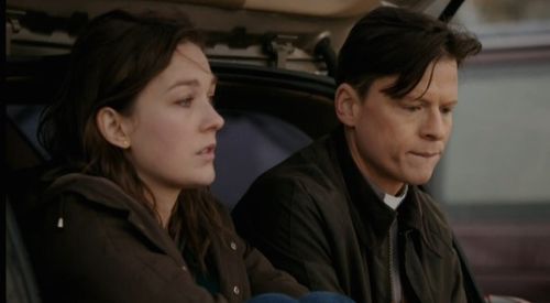 Kevin Rankin and Virginia Kull in Gracepoint (2014)