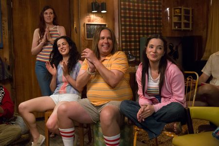 Marguerite Moreau, Zak Orth, and Hannah Friedman in Wet Hot American Summer: First Day of Camp (2015)