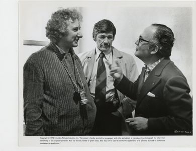 Charles Bronson, Dino De Laurentiis, and Michael Winner in The Stone Killer (1973)