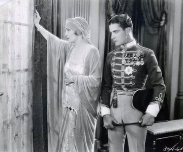 Ramon Novarro and Dorothy Cumming in Forbidden Hours (1928)
