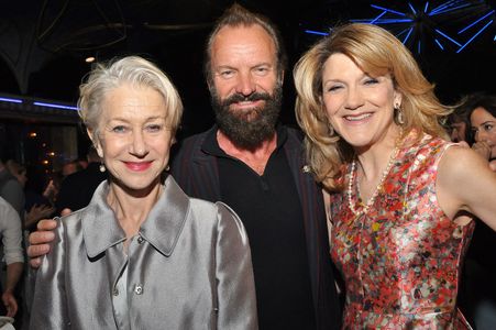 Helen Mirren, Sting, Victoria Clark at 2015 Tony Award Nomination Luncheon