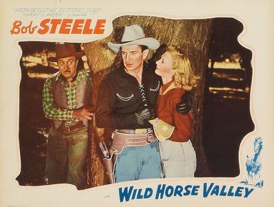 Phyllis Adair, Jimmy Aubrey, and Bob Steele in Wild Horse Valley (1940)