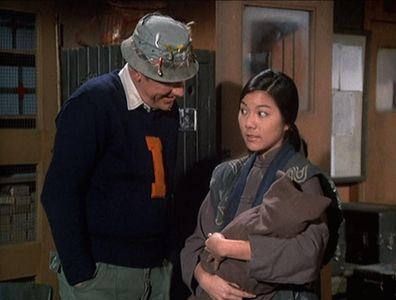 Clare Torao and McLean Stevenson in M*A*S*H (1972)