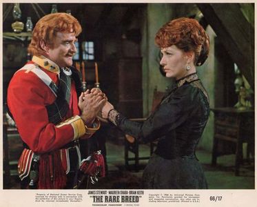 Maureen O'Hara and Brian Keith in The Rare Breed (1966)