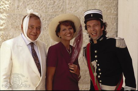 Roberto Benigni, Claudia Cardinale, and Herbert Lom in Son of the Pink Panther (1993)
