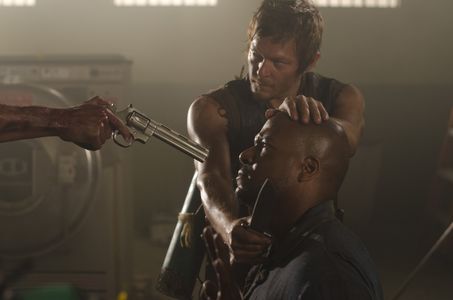 Norman Reedus and Vincent M. Ward in The Walking Dead (2010)
