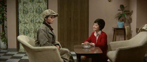 Yuriko Hoshi and Akiko Wakabayashi in Ghidorah, the Three-Headed Monster (1964)