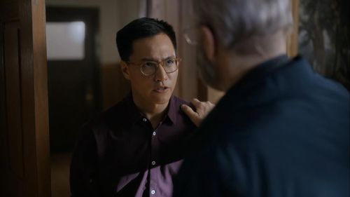 Bob Odenkirk and Bernie Yao in Lucky Hank (2023)