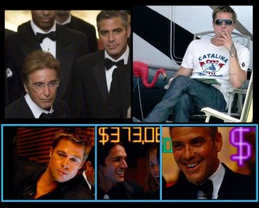 Brad Pitt, George Clooney, Al Pacino, and Lauchlin MacDonald