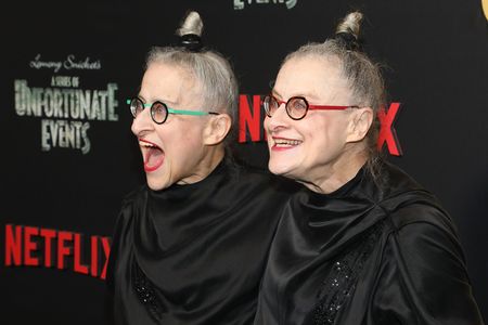 Jacqueline Robbins and Joyce Robbins at an event for A Series of Unfortunate Events (2017)