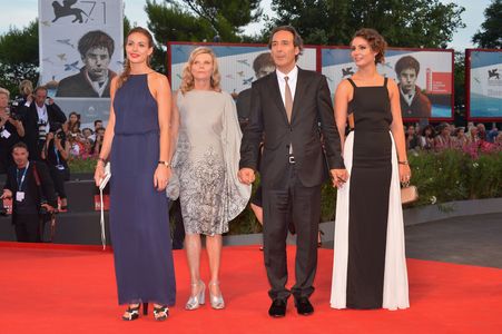 Alexandre Desplat, Dominique Lemonnier, and Antonia Desplat at an event for 3 Hearts (2014)