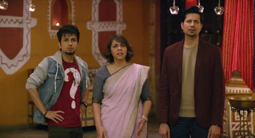 Maanvi Gagroo, Amol Parashar, and Sumeet Vyas in TVF Tripling: Phir Se Tripling (2019)