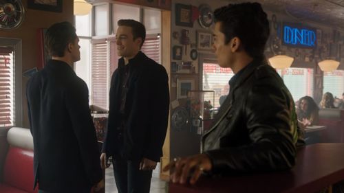 Drew Ray Tanner, Casey Cott, and Spencer Lord in Riverdale (2017)