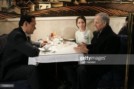 Alan Alda, Jimmy Smits, and Karis Campbell in The West Wing (1999)