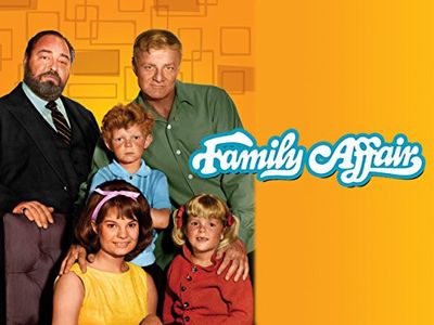 Brian Keith, Sebastian Cabot, Heather Angel, Kathy Garver, Anissa Jones, and Johnny Whitaker in Family Affair (1966)