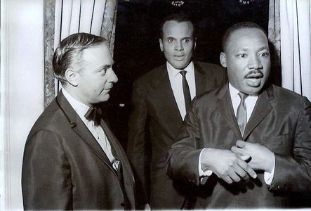 Harry Belafornte, Martin Luther King and Hillard Elkins
