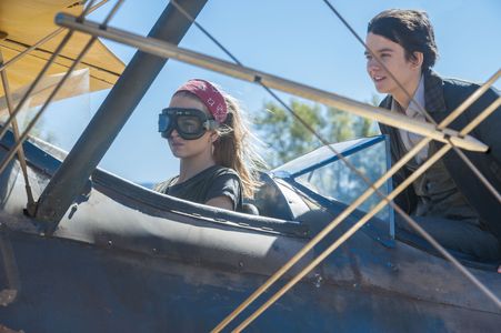 Britt Robertson and Asa Butterfield in The Space Between Us (2017)