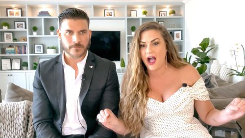 Jax Taylor and Brittany Cartwright in Vanderpump Rules: Reunion Part 1 (2020)