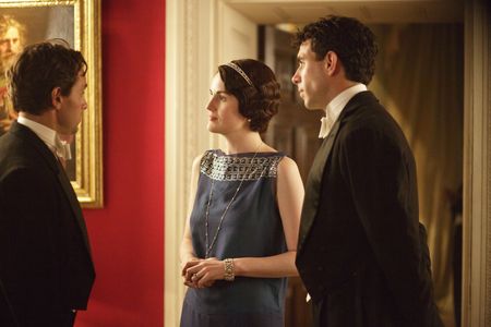 Julian Ovenden, Michelle Dockery, and Tom Cullen in Downton Abbey (2010)