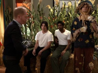 Jesse Tyler Ferguson, Rob Chester Smith, Frank Maharajh, and Harris Markson in Modern Family (2009)