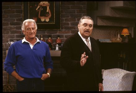 Christopher Hewett and Bob Uecker in Mr. Belvedere (1985)