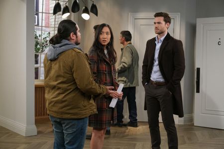 Lincoln A. Castellanos, Tien Tran, and Tom Ainsley in How I Met Your Father (2022)