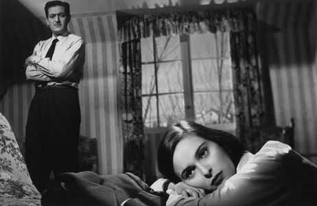 Lucia Bosè and Alberto Closas in Death of a Cyclist (1955)