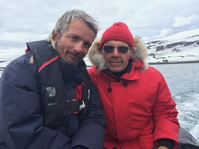 Lambert Wilson and Jérôme Salle in The Odyssey (2016)