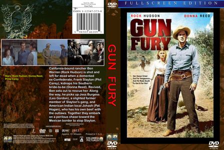 Rock Hudson, Donna Reed, and Philip Carey in Gun Fury (1953)