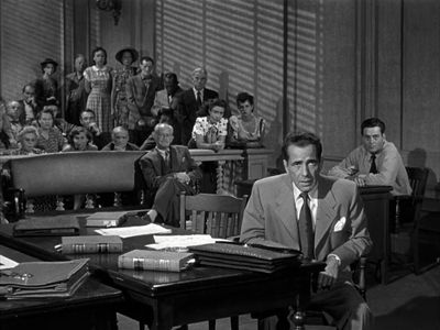 Humphrey Bogart and Chuck Hamilton in Knock on Any Door (1949)