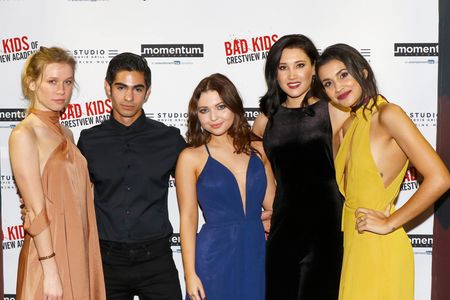 Sophia Ali, Samantha Hanratty, Erika Daly, Matthew Frias, and Ashlyn McEvers at an event for Bad Kids of Crestview Acade