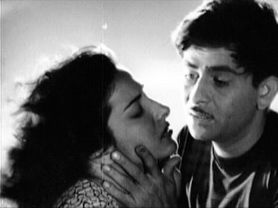 Nargis and Raj Kapoor in Awaara (1951)