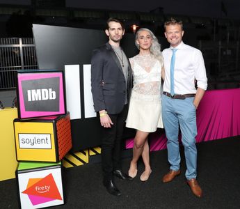 Nikolai Nikolaeff, Madeleine Kennedy, and Marcus Vanco at an event for IMDb at San Diego Comic-Con (2016)