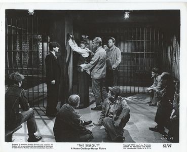 Roy Butler, Frank Cady, Frankie Darro, Robert Foulk, and John Hodiak in The Sellout (1952)