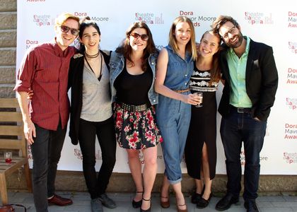Chasse Galerie cast at the Dora Mavor Moore Awards