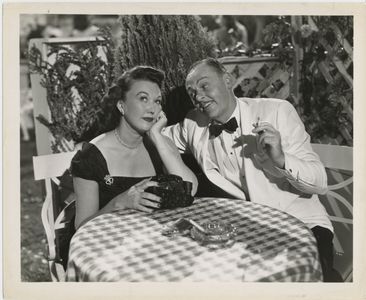 Jerome Cowan and Ginny Simms in Disc Jockey (1951)