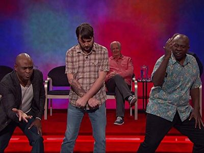 Wil Wheaton, Wayne Brady, Colin Mochrie, and Gary Anthony Williams in Whose Line Is It Anyway? (2013)