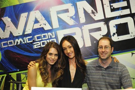 Maggie Q, Craig Silverstein, and Lyndsy Fonseca at an event for Nikita (2010)