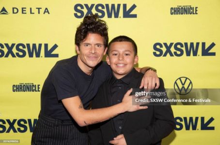 Rudy Mancuso and Miles Coreas at the premiere of 