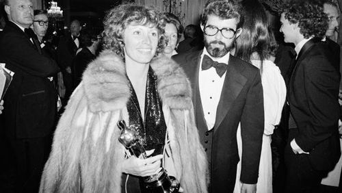 George Lucas and Marcia Lucas at an event for The 50th Annual Academy Awards (1978)