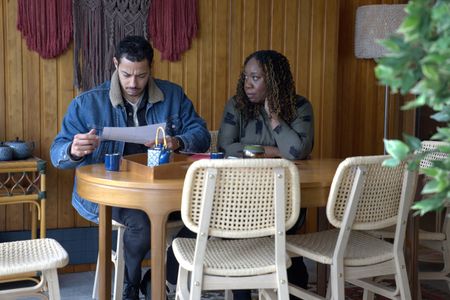 Chizzy Akudolu and Daryl McCormack in The Woman in the Wall (2023)